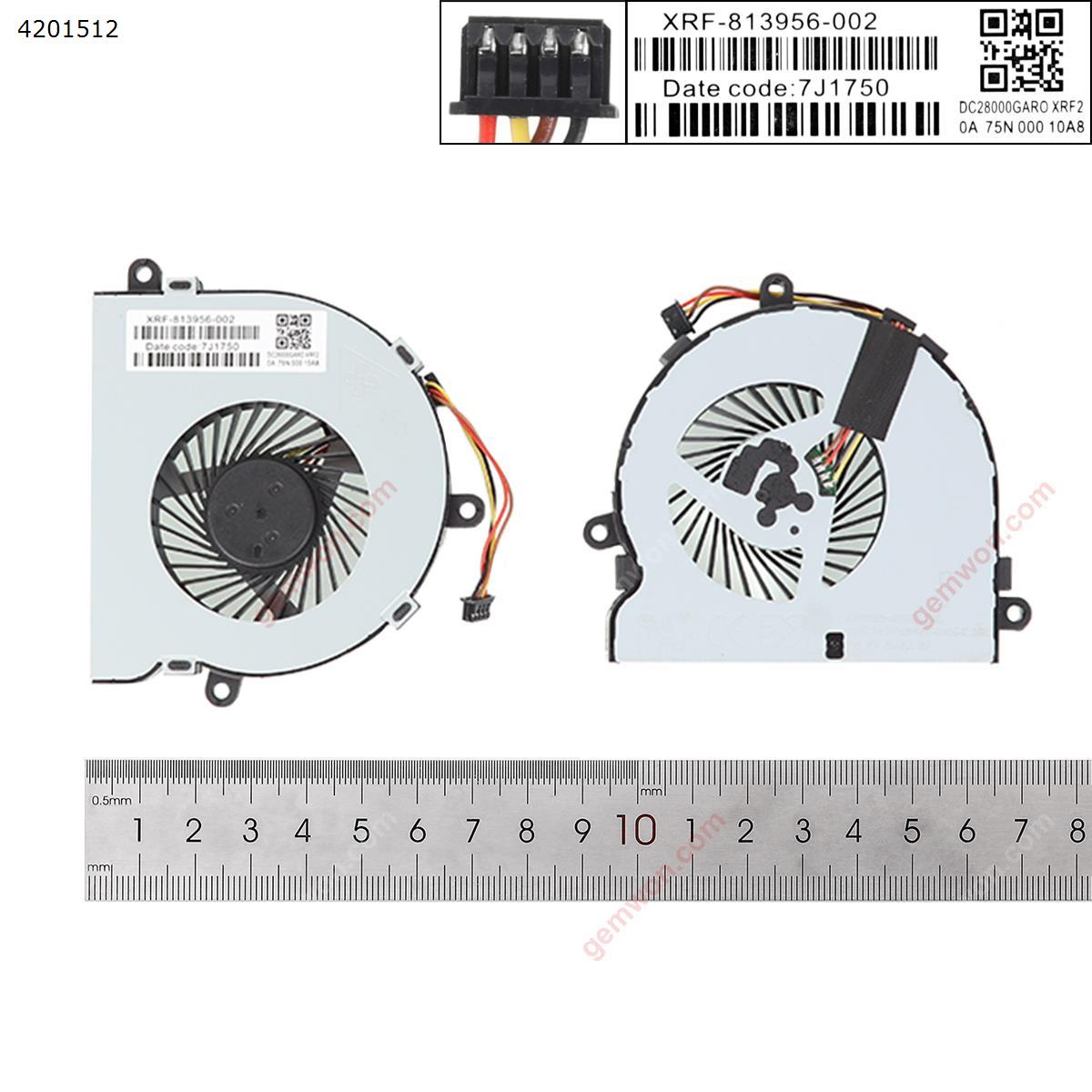 Picture of Laptop fan for HP 15-AC121DX 15-AC067TX 15-AF 15-AY 15-BS 14-R020 TPN-C116 TPN-C125 250G4 255G4(4 Pin,Original)